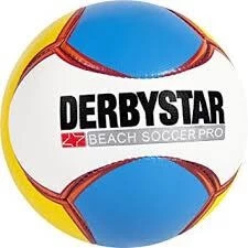 Derbystar Beach Soccer Pro - Weiß/gelb/blau