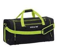 Erima Sportsbag Squad M - Schwarz/lime
