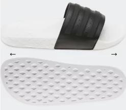 Adidas Adilette Boost - Schwarz/weiß