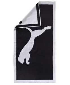 Puma Towel Duschtuch - Schwarz/weiß