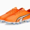 Puma ULTRA PLAY FG/AG Jr Orange-white-blue