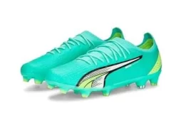 Puma ULTRA ULTIMATE FG/AG Electric Peppermint-PUMA White-Fast Yellow
