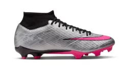 NIke Zoom Mercurial Superfly 9 Academy XXV MG Herren Nockenschuhe -metallic Silver/ Hyper Pink