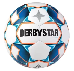 Derbystar Stratos Light Gr.4 350g Weiß/blau/orange